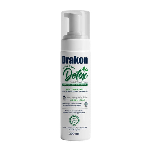 Drakon Detox Facial Wash Foam 200ml