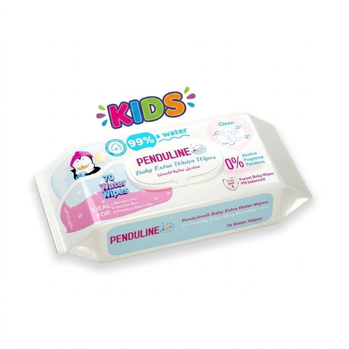 Penduline Extra Water Baby Wet Wipes - 70 Wipes