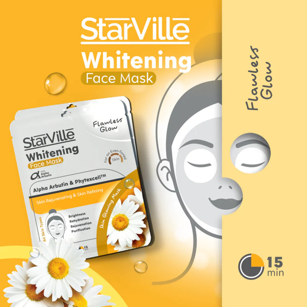 Starville Flowers Glow Whitening Mask 1 Sheet
