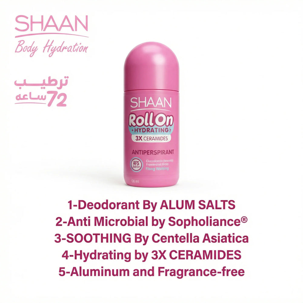 shaan Hydrating Roll on Fragrance Free 60 ml
