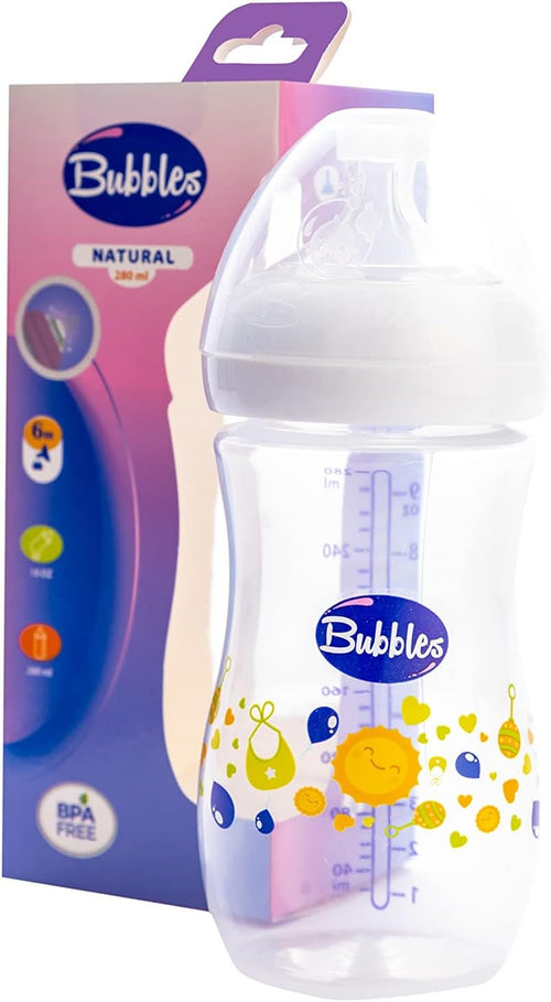 Bubbles Natural  Baby Bottle 280ml