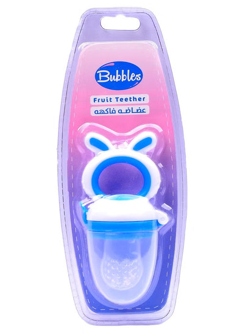 Bubbles Baby Fruit Teether - Blue