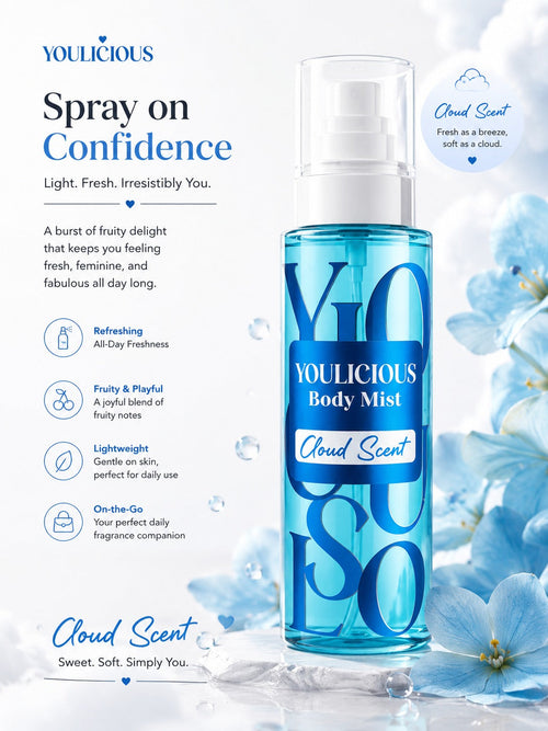 Youlicious Bodymist Cloudscent 250ml Special Offer