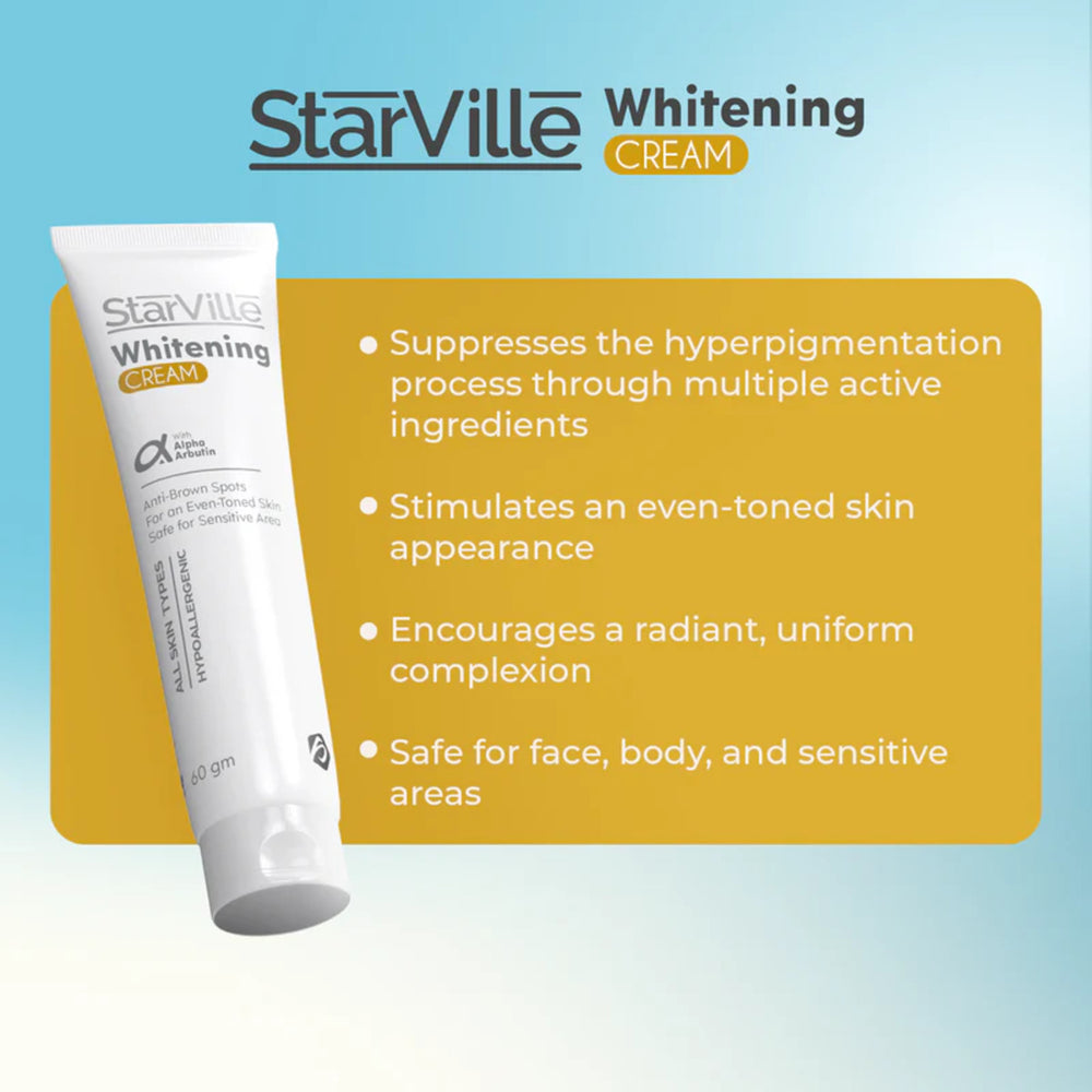 Starville Alpha Arbutin Whitening Cream 60gm