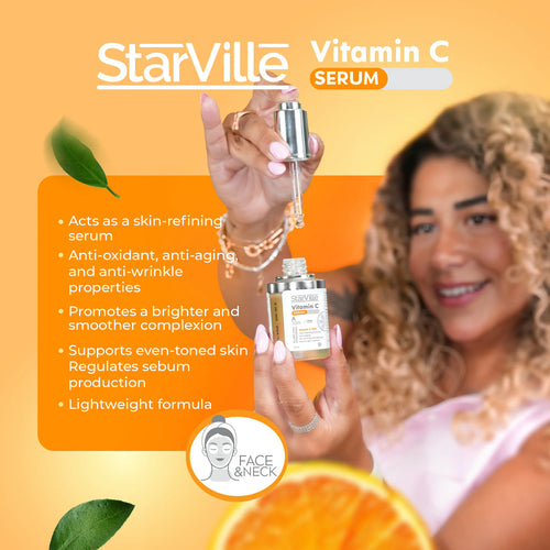 STARVILLE  VITAMIN C 10% FACE & NECK SERUM 30ML