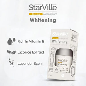Starville Whitening Roll Aluminum Salts Free 60ml