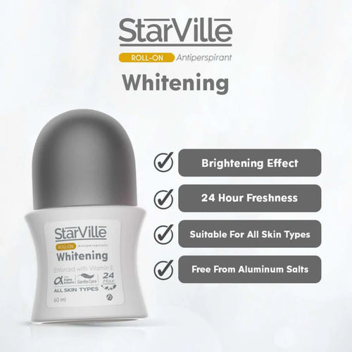 Starville Whitening Roll Aluminum Salts Free 60ml