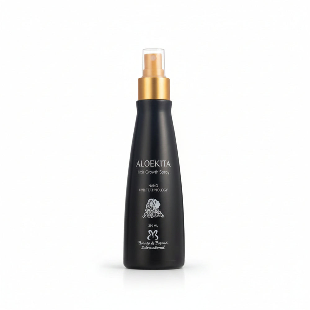 Aloekita Hair Growth Spray Black 200ml
