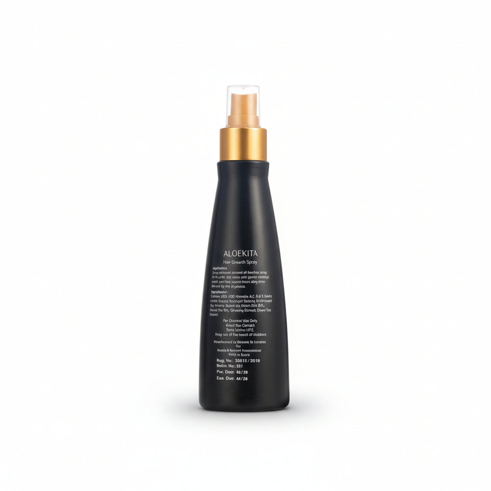 Aloekita Hair Growth Spray Black 200ml