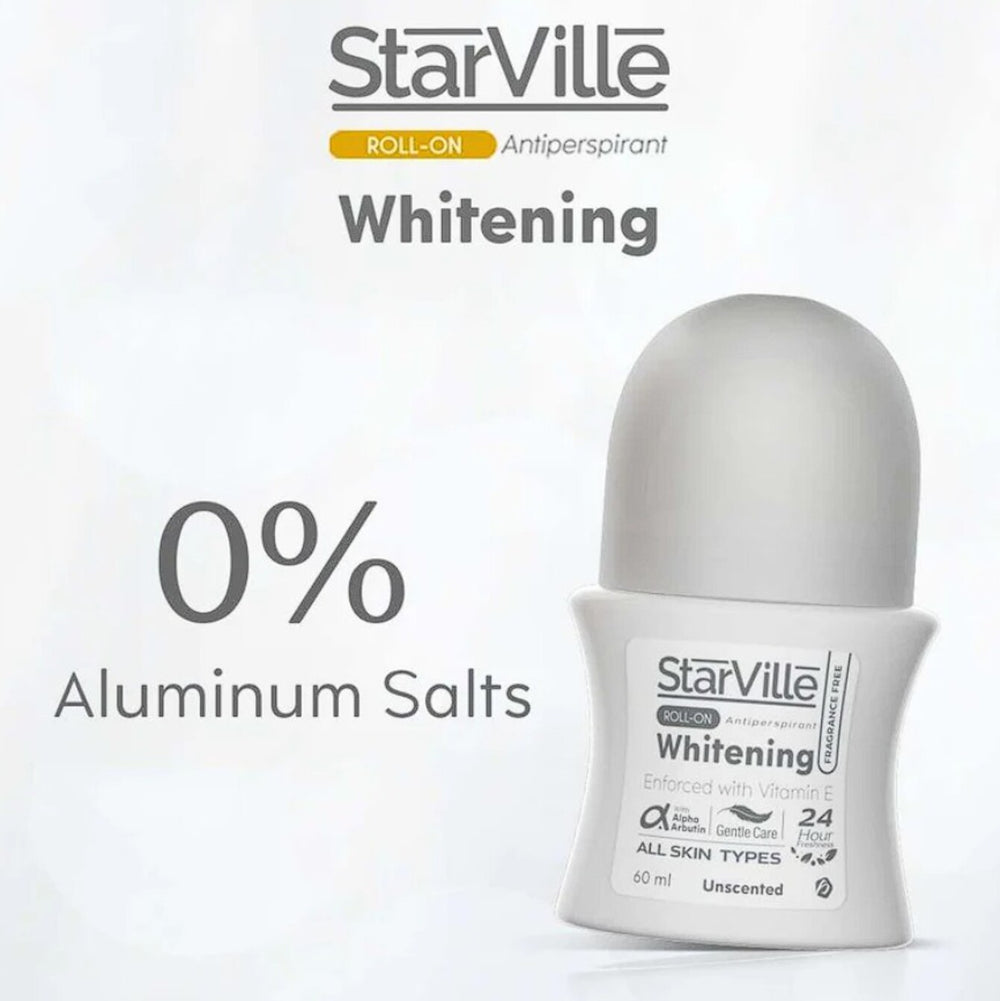Starville Whitening Roll-On Fragrance Free - 60ml