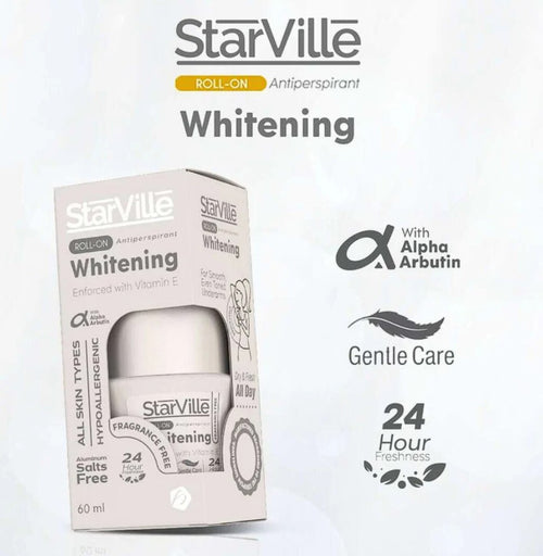 Starville Whitening Roll-On Fragrance Free - 60ml