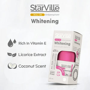 Starville Whitening Antiperspirant Roll-On Pink 60ml