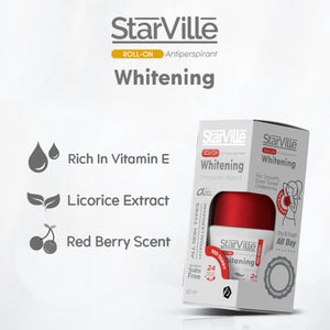 Starville Whitening Roll-On Red Berry 60ml