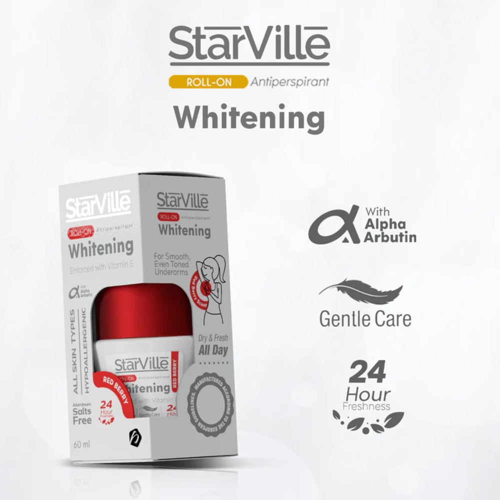 Starville Whitening Roll-On Red Berry 60ml