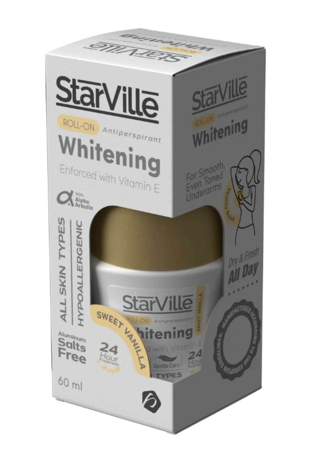 Starville Whitening Roll-On Sweet Vanilla 60ml