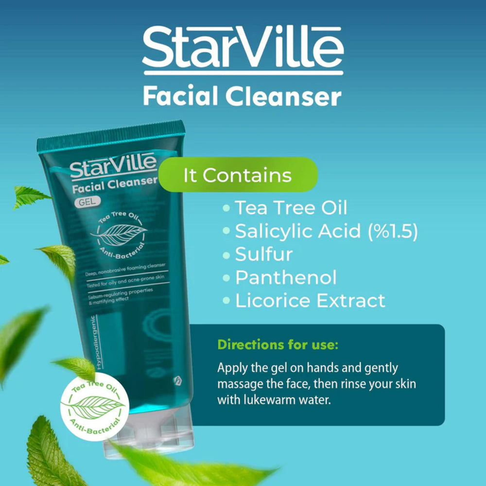 Starville Acne Prone Skin Facial Cleanser 400ml