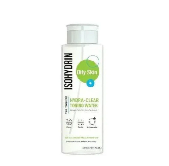 isohydrin hydra clear clear toning water 200ml