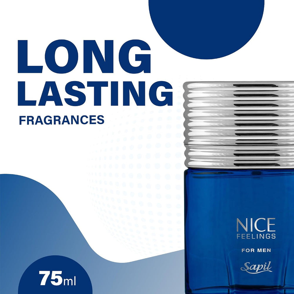 Sapil Perfume Nice Feeling Blue for Men 75 ml