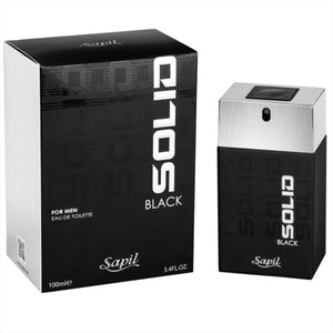 Sapil Solid Black Perfume for Men EDT 100ml