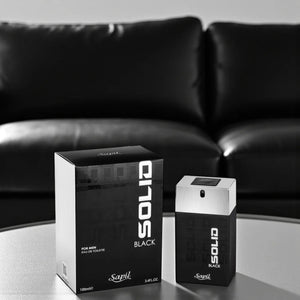 Sapil Solid Black Perfume for Men EDT 100ml