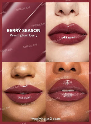 SHEGLAM Pouty Lip Balm Perfect Shine Berry Season