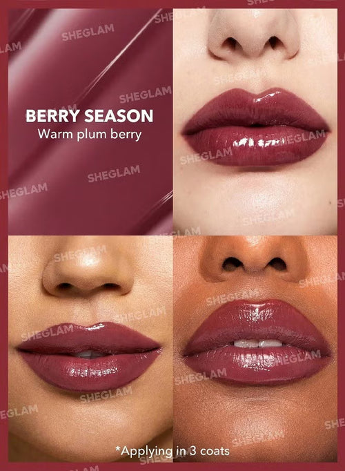 SHEGLAM Pouty Lip Balm Perfect Shine Berry Season