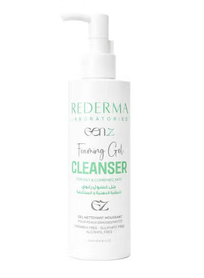 Rederma Foaming Gel Cleanser for Oily & Acne-Prone Skin