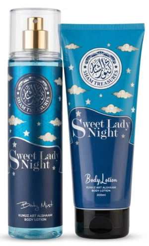 Sham Treasures Seewt lady night Lotion + Sweet lady night Mist Set