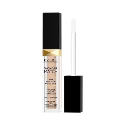 Eveline Wonder Match Coverage Creamy Concealer 10 Light Vanilla