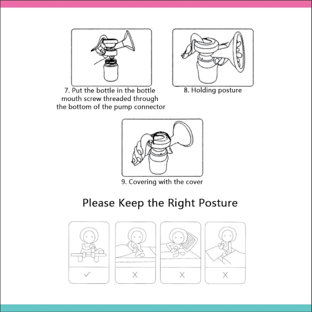 La Frutta Wide Press Breast Pump 150ml
