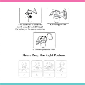 La Frutta Wide Press Breast Pump 150ml