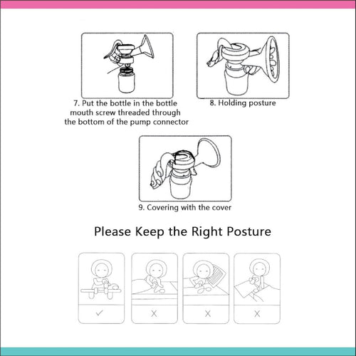 La Frutta Wide Press Breast Pump 150ml
