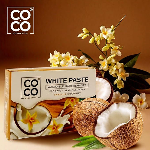 Coco wax Coconut-flavored white 100 gm