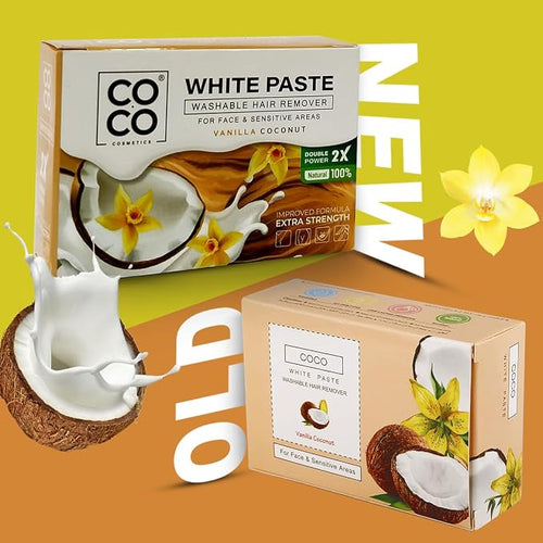 Coco wax Coconut-flavored white 100 gm