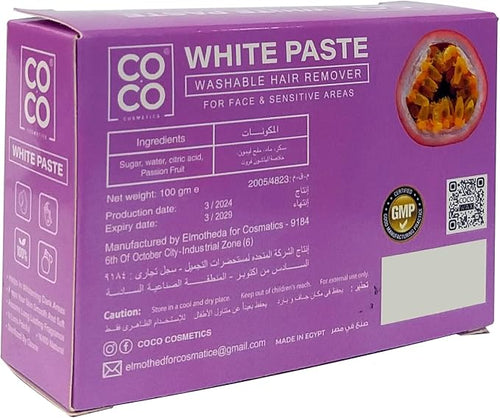 Coco White wax paste with passion fruit scent 100