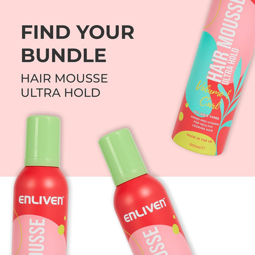 Enliven The Levine Ultra Hold Hair Mousse, 300 Ml3