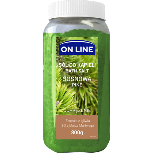 On line Pine Relaxing Bath Salt Green 800 grams
