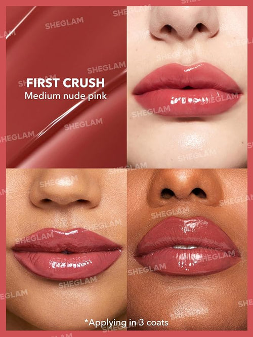 SHEGLAM Shiny Lip Plumper Shimmer-First Crush