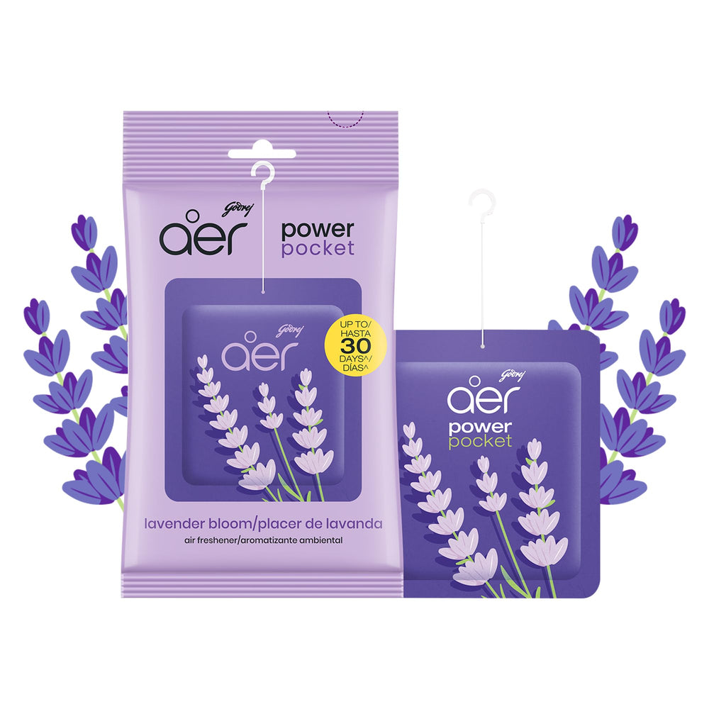 Godrej Aer Power Pocket Lavender Bloom 10g