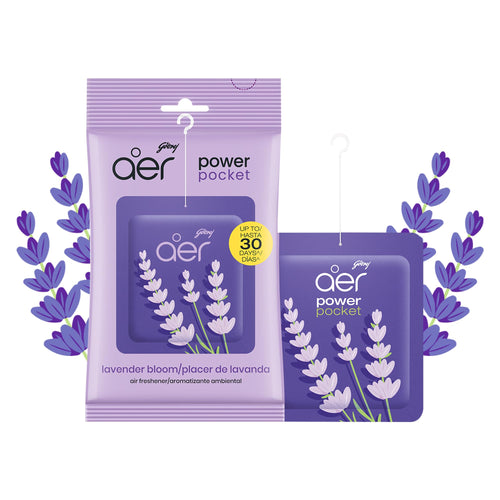 Godrej Aer Power Pocket Lavender Bloom 10g