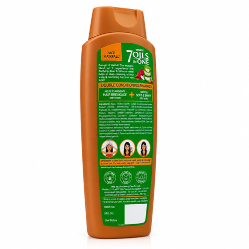 Emami 7 Oils In One Shampoo Purifing Aloe Vera 400ml