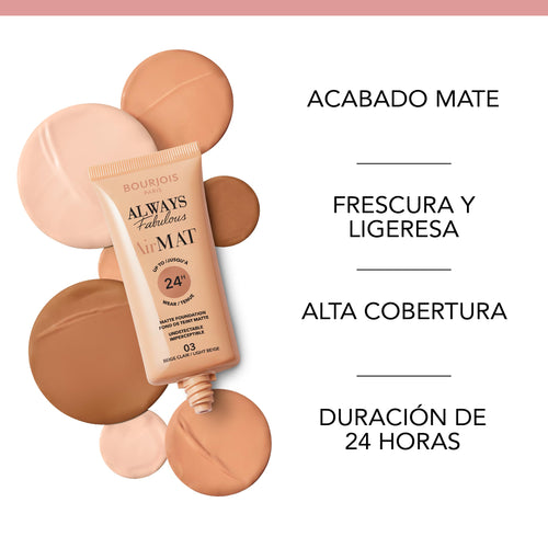 Bourjois Air Matte Foundation No.03 Light Beige