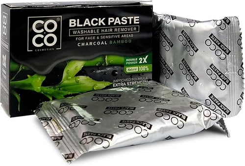 Coco White wax, charcoal 100 gm