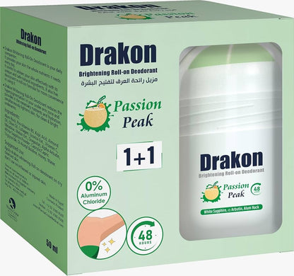 Drakon Whitening Roll-On Passion Peak 50Ml 1+1