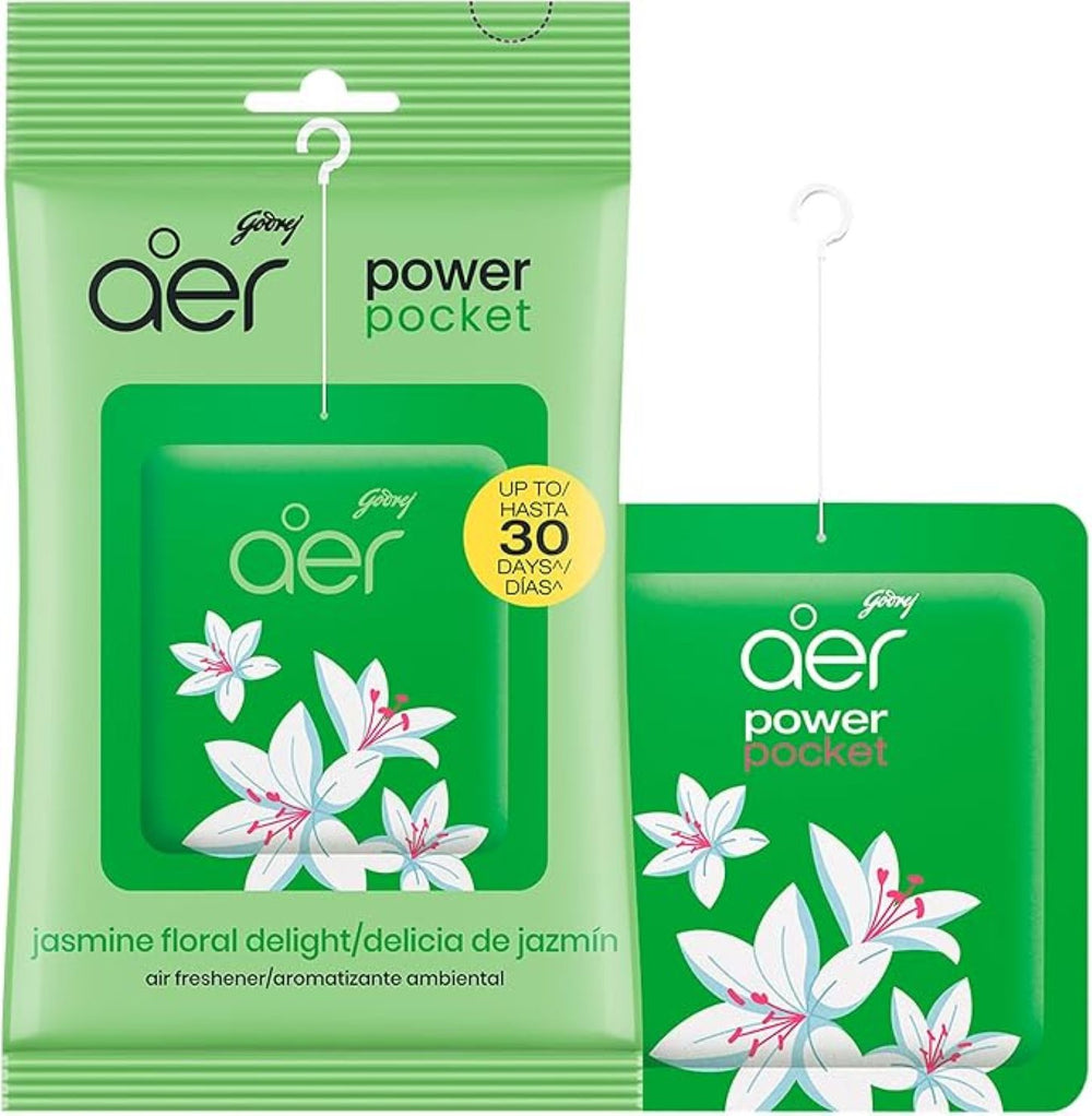 Godrej Aer Power Pocket Jasmine Floral 10g