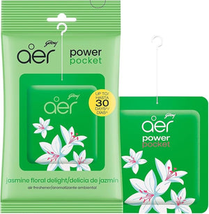 Godrej Aer Power Pocket Jasmine Floral 10g