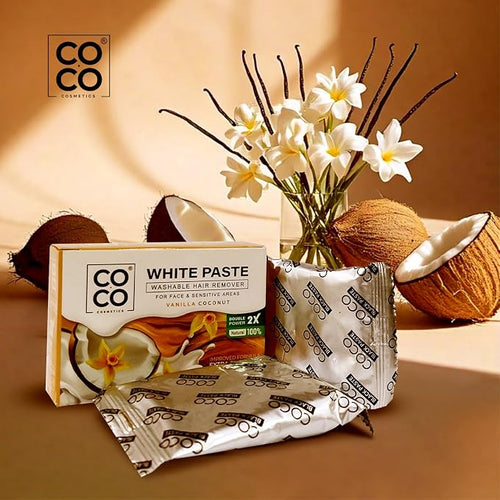 Coco wax Coconut-flavored white 100 gm