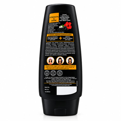 Emami 7 Oils Hair Conditioner Black Seed 200ml