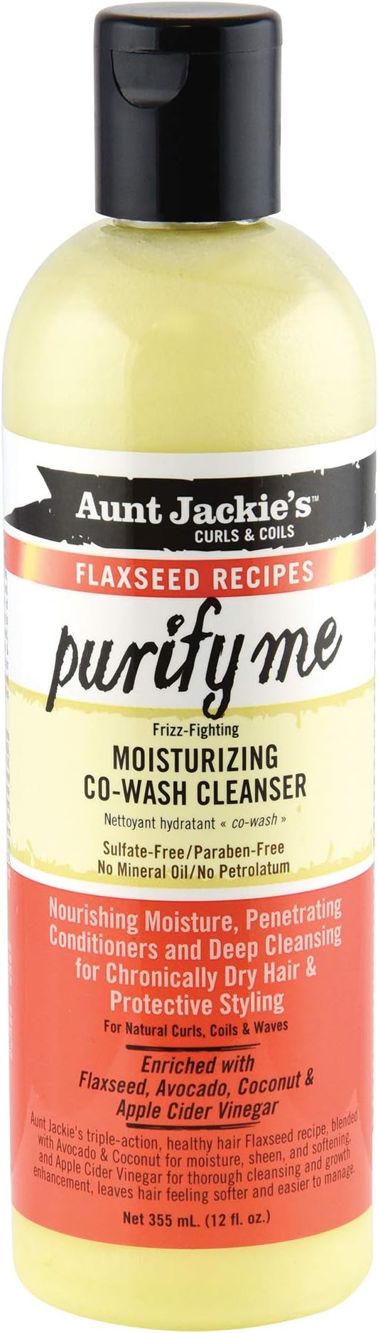 Aunt Jackies Purify Me Co-Wash Cleanser 355ml