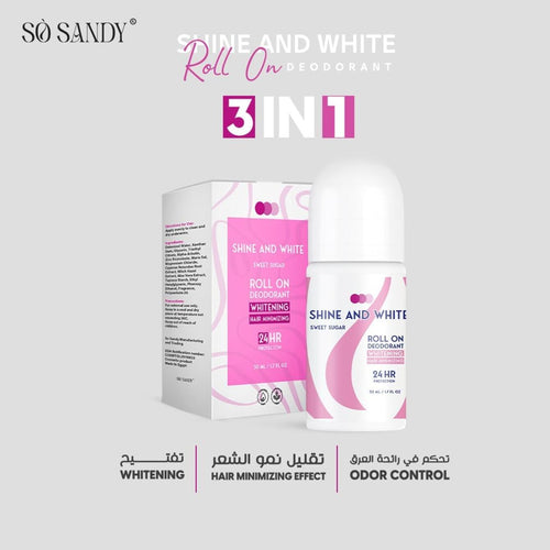 So Sandy Shine & White Sweet Sugar Roll On 50ml
